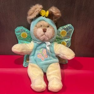 Vintage RARE HUGFUN butterfly bunny EASTER
